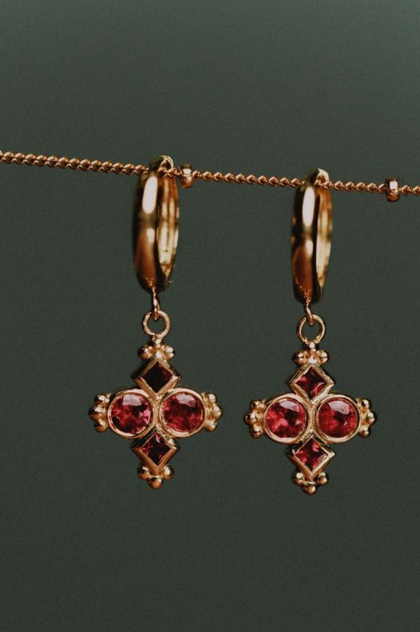 Ruby Adia Earrings